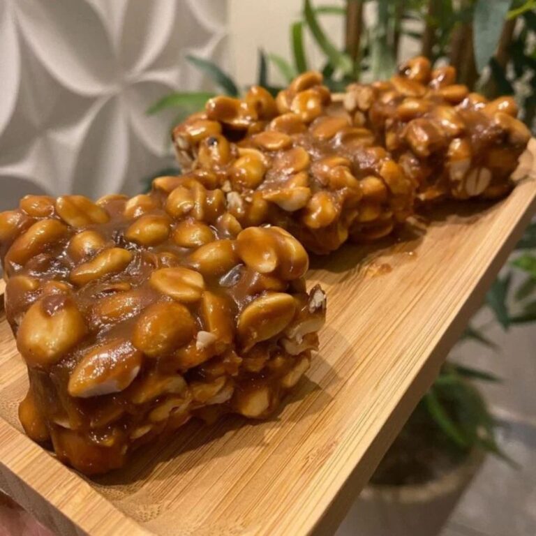 Pé de Moleque Vegano com Castanha de Caju